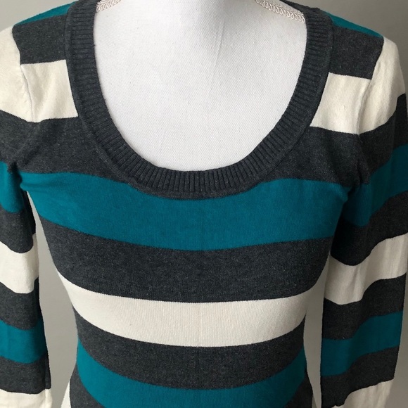 RUE21 | Striped Scoop Neck Sweater - Picture 2 of 6